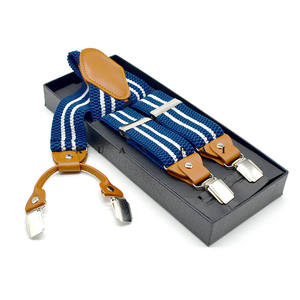 Pantalones de <span class=keywords><strong>traje</strong></span> de cuero PU y poliéster para <span class=keywords><strong>hombre</strong></span> con 4 clips de metal ajustables <span class=keywords><strong>Tirantes</strong></span> de cintura elástica - Product Image 6