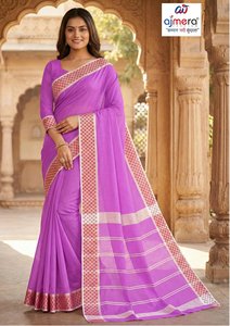 Sari en coton imprimé ethnique élégant Ajmera, tenue de fête élégante, douce, traditionnelle, séchage rapide, toutes saisons, pour femmes - Product Image 2