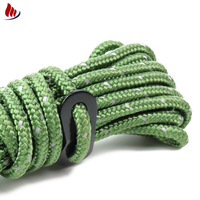 Corde de parachute de survie d'urgence pour l'extérieur, 7 brins, 31m, 4mm, en polypropylène haute résistance, tressée triple structure