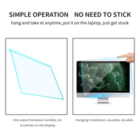 Neuankömmling Acryl Displays chutz folie Anti Blaulicht Hängende Installation schutz für Desktop oder TV