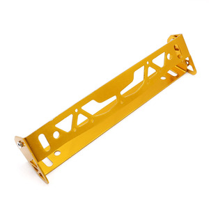 Marco Ajustable para Matrícula de Aluminio Dorado de 205 mm, Tipo Abrazadera, Uso General - Product Image 5
