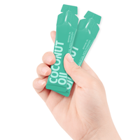 20 Sachets – Emballage Personnalisé – Marque Privée – Bain de Bouche Blanchissant aux Huiles de Coco Bio pour Oil Pulling