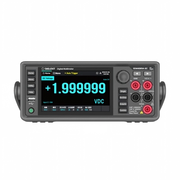 SDM407A  Siglent SDM4075A 7.5 Digit Benchtop Digital Multimeter 50k rdgs/s High Precision DMM with 5 30A Current Measurement