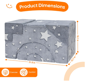 Bloques de Espuma Suaves para Bebés, Personalizados OEM/ODM, para Jugar y Escalar, Sofá Cama Infantil Creativo, Multifuncional - Product Image 5