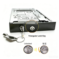 Rack de disques durs SAS SATA 15 mm 2,5 pouces sans outils, plateau de boîtier mobile industriel pour un stockage fiable