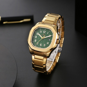Montre à quartz de luxe pour femme 2024 - Montre-bracelet professionnelle avec bracelet en cuir italien, aiguilles, résistante à l'eau 30M, pour plongée, vente en gros - Product Image 3