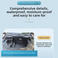 Boîte de rangement de luxe en plastique PP pour coffre avant avec 1 à 3 compartiments pour BYD Song Plus EV DM-i