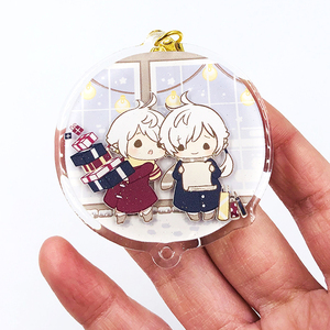 Tuỳ Chỉnh <span class=keywords><strong>3D</strong></span> Foreground In <span class=keywords><strong>Key</strong></span> Chains Epoxy Resin Acrylic Charms Với Long Lanh - Product Image 4