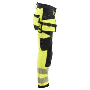 BLAKLADER - 702216483399D25 Pantalón mujer Hi-Vis elástico en 4 direcciones Hi-vis Amarillo/Negro-EAN 7330509927267 ROPA DE TRABAJO DE LA HI-VIS - Product Image 3