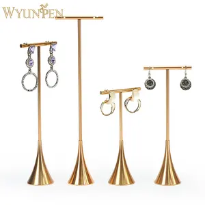WYP Custom Handmade Metal Earring Display Rack Jewelry Earring Stand Tabletop Jewelry Holder