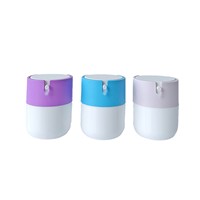 Pot de pompe sans air en plastique écologique de 50ml pour crème pour le visage masque facial soins de la peau et lotions pour bébés-emballage cosmétique avec pulvérisateur à pompe