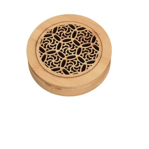 Spot Holz Weihrauch <span class=keywords><strong>Box</strong></span> Runde quadratische Sandelholz platte Gewinde Weihrauch <span class=keywords><strong>Box</strong></span> - Product Image 2