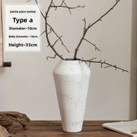 Vase en céramique à fleurs séchées de style nordique, décoration de mariage moderne P380