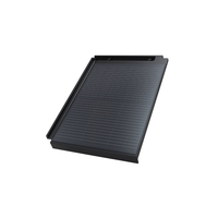 Tuiles solaires BIPV légères JYW-XPB01 à double vitrage 3,2 mm + 3,2 mm, efficacité 18W, taille de cellule 300x400mm, panneaux 370x480mm, 3,5 kg