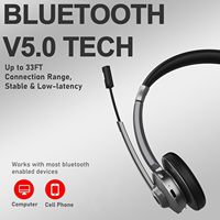 Meilleur casque téléphonique sans fil à réduction de bruit pour centre d'appels et bureau avec base de charge