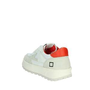 D.A.T.E. Sneakers Donna Bianche e Rosse 37 in Tela, Scarpe Trendy - Product Image 2