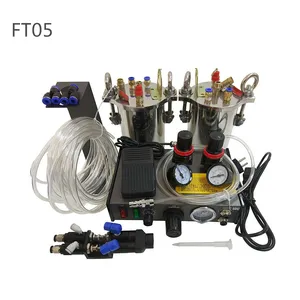 Lem 1:1 Semi Otomatis Dispenser AB Lem Campuran Perlengkapan Mesin Dispenser Lem Cair untuk Resin Epoksi
