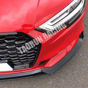 ABS negro parachoques delantero mentón labio para <span class=keywords><strong>Audi</strong></span> <span class=keywords><strong>A3</strong></span> <span class=keywords><strong>S</strong></span>-<span class=keywords><strong>line</strong></span> y S3 parachoques 2017 <span class=keywords><strong>2018</strong></span> 2019 - Product Image 3