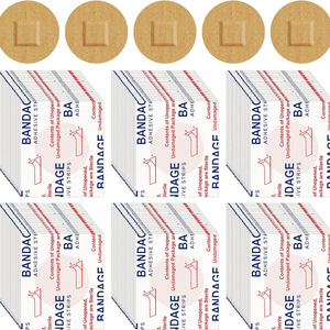 Venda elástica redonda de tela de 25 mm, color piel, transpirable, buena adherencia, agradable para la piel, adecuada para vendajes de emergencia. - Product Image 4