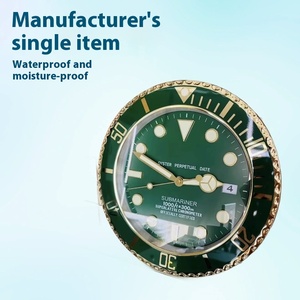 Modern Quartz Metal <strong>Wall</strong> <strong>Clock</strong> <strong>Silent</strong> Design with Needle Display Exclusive for Foreign Trade Export for Living Room - Product Image 2