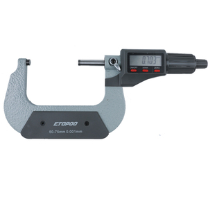 0-25mm 25-50mm 50-75mm 75-100mm Micron Digitale <span class=keywords><strong>Micrometer</strong></span> Elektronische Micrometermeter <span class=keywords><strong>3</strong></span> Knoppen TZ Stijl Grijs Meetinstrument - Product Image 3