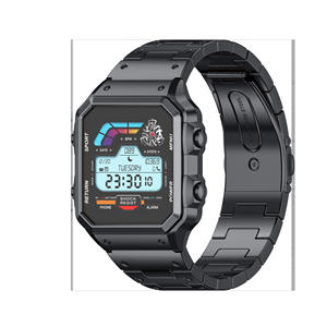 <span class=keywords><strong>Montre</strong></span> intelligente best-seller avec appel BT tendance de la mode nouveau produit écran TFT forme carrée bande en acier inoxydable - Product Image 3