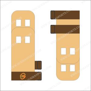 Empuñadura de cuero de 2 orificios para entrenamiento de fuerza que salva los dedos de la tensión - Product Image 1