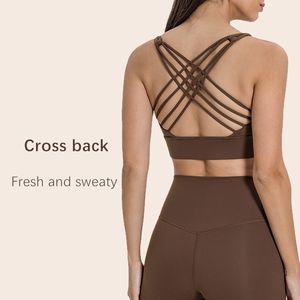 Xsunwing Nouveau Soutien-Gorge de Sport Impact Élevé Dors Nu de Fitness Yoga Crop Top Gym Vêtements de Sport Sexy Grande Taille pour Femmes WDQ2010 - Product Image 5