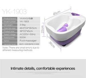 Máquina de Masaje de Pies Multifuncional <span class=keywords><strong>Shiatsu</strong></span> con Luz Relajante, Spa para Pies con Calentamiento a Temperatura Constante y Control Remoto - Product Image 6