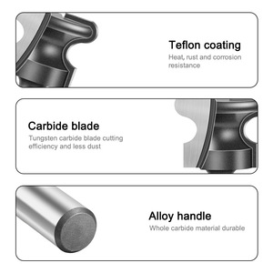 Vástago de 12mm y vástago de 6mm, broca de enrutador de dos manijas de arco, cortador de cajón de puerta de armario, flautas dobles, ranurado, herramientas de carpintería - Product Image 2