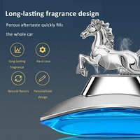 Huile de parfum de cheval pour parfum siège voiture parfum tableau de bord bouteille pendentif huile essentielle ornements