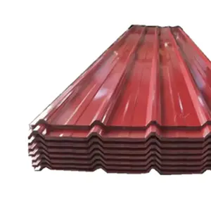 아연 도금 된 골판지 철 루핑 시트 사용자 정의 패턴 0.4mm t32 ppgi 지붕 타일