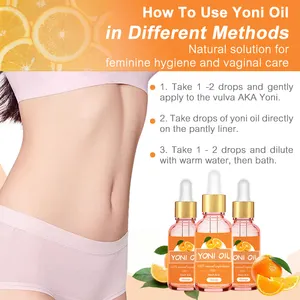 Vagin raffermissant l'huile de Yoni huile essentielle de Yoni végétalien naturel fournitures de soins féminins parfum de fruits soins féminins hygiène huile de désintoxication