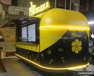 Caravane de restauration rapide, cuisine complète, conteneur mobile-bar, restaurant extérieur sur roues, camion de crème glacée, camion de hot-dogs, camion de snacks - Product Image 6