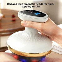 Appareil de massage électrique universel pour le corps entier, brosse de massage des méridiens, masseur domestique, brosse de massage sans gluten, dispositif de ventouses avec fonction chauffante