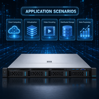 Servidor en Rack 1U NF3180G7, AMD EPYC 9004, 128 Núcleos, DDR5, PCIe 5.0, NVMe, Alto Almacenamiento, Computación Personalizada, Configuración Probada