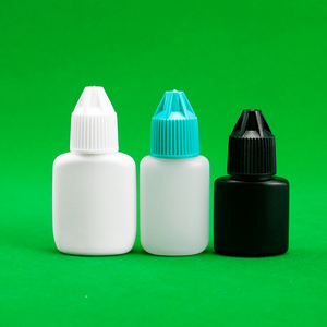 5ml HDPE <strong>Dropper</strong> Plastic <strong>Bottle</strong> With Screw Cap for Eyelash, Eye Drop, Glue or Nail Polish - Product Image 1