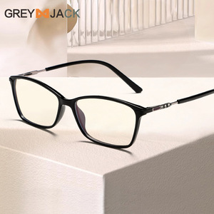 Montures de lunettes carrées Greyjack, verres anti-radiation Tr90, unisexe, taille moyenne, pour la vente en gros transfrontalière - Product Image 3