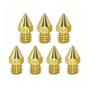 Composite Printing Smooth Anti Clog 3D Printer Nozzle M6 Threaded Nozzle - Product Image 4