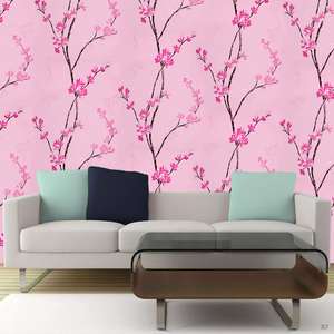 Udk Nouveau Design Imperméable <span class=keywords><strong>a</strong></span> L'eau 45cm Chine Fleurs Papier Peint Pour La Décoration Des Murs Et Des Meubles De La Chambre - Product Image 5