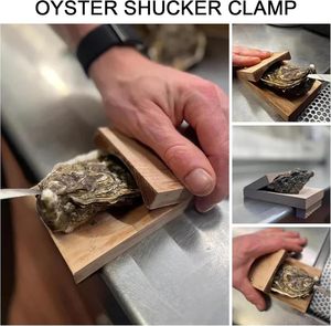 YIGO en STOCKED <span class=keywords><strong>pince</strong></span> à écailler les huîtres outil d'écaillage ouvre-porte-huîtres en bois bloc d'écaillage <span class=keywords><strong>pince</strong></span> à écailler les fruits de mer en bois - Product Image 4