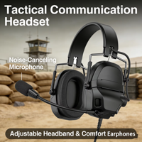 Casque de communication réseau OEM Full-Duplex à oreillettes en maille, Bluetooth 5.5, suppression du bruit ENC, étanche, anti-feu, personnalisé pour les équipes minières de charbon
