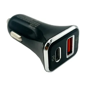 High-quality 2023 Wholesale High Power 20W QC3.0PD Dual Port for C-Type Mobile Phone Fast car Charger