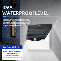 Projecteur LED solaire extérieur à détecteur de mouvement, étanche IP65, certifié CE, batterie incluse, montage mural, jardin, rue, 8-10 heures d'autonomie