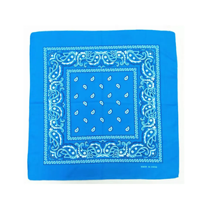 Bufanda de color puro sólido de algodón 2023, pañuelo facial, bufanda de hip hop, bufanda de baile callejero, doble flor de anacardo, pañuelo cuadrado - Product Image 5