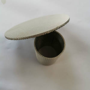 高ろ過精度0.45/3/5/10/20/30/80/100 Um 50/60/65mm 316ステンレス鋼粉末焼付きフィルター要素 - Product Image 5