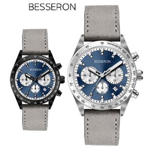 Relojes de Cuarzo para Hombre con Correa de Cuero Genuino OEM ODM, Esfera Sunray Panda de Lujo - Product Image 3