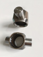 Pièces métalliques CNC de haute qualité en aluminium et acier inoxydable usinées OEM, engrenages de précision anodisés de petite taille avec brochage sur mesure