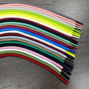 Cordon en polyester personnalisé OEM Cordons de tirage ronds Cordon de serrage tressé à capuche avec embouts en métal - Product Image 5