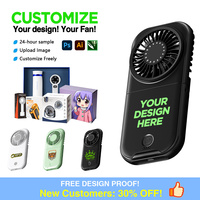 Ventilateur portable haute vitesse personnalisé OEM ODM - Utilisation domestique/extérieure/voiture - Ventilateur USB pliable à suspendre au cou - Livraison rapide